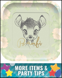 Bambi Party Supplies, Decorations, Balloons and Ideas